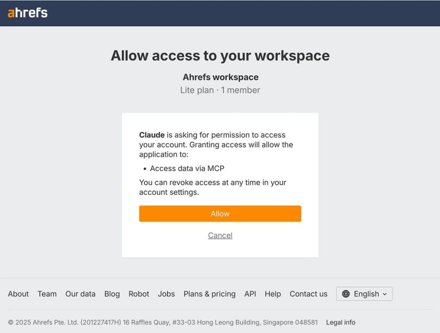 ahrefs and mcp