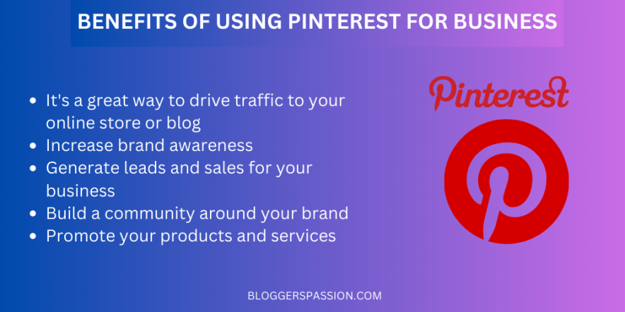 benefits of pinterest business
