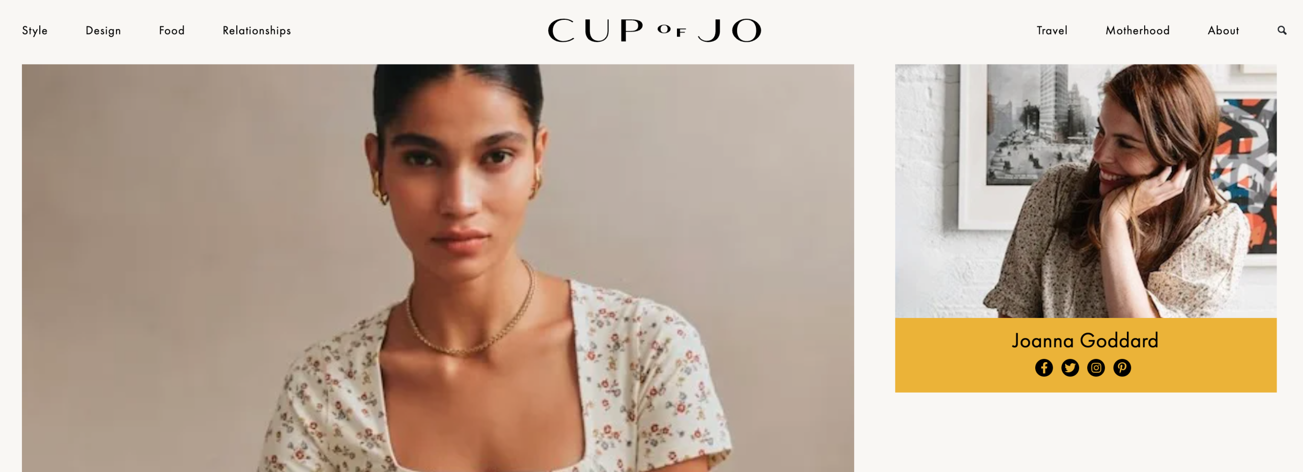 Cup of Jo blog