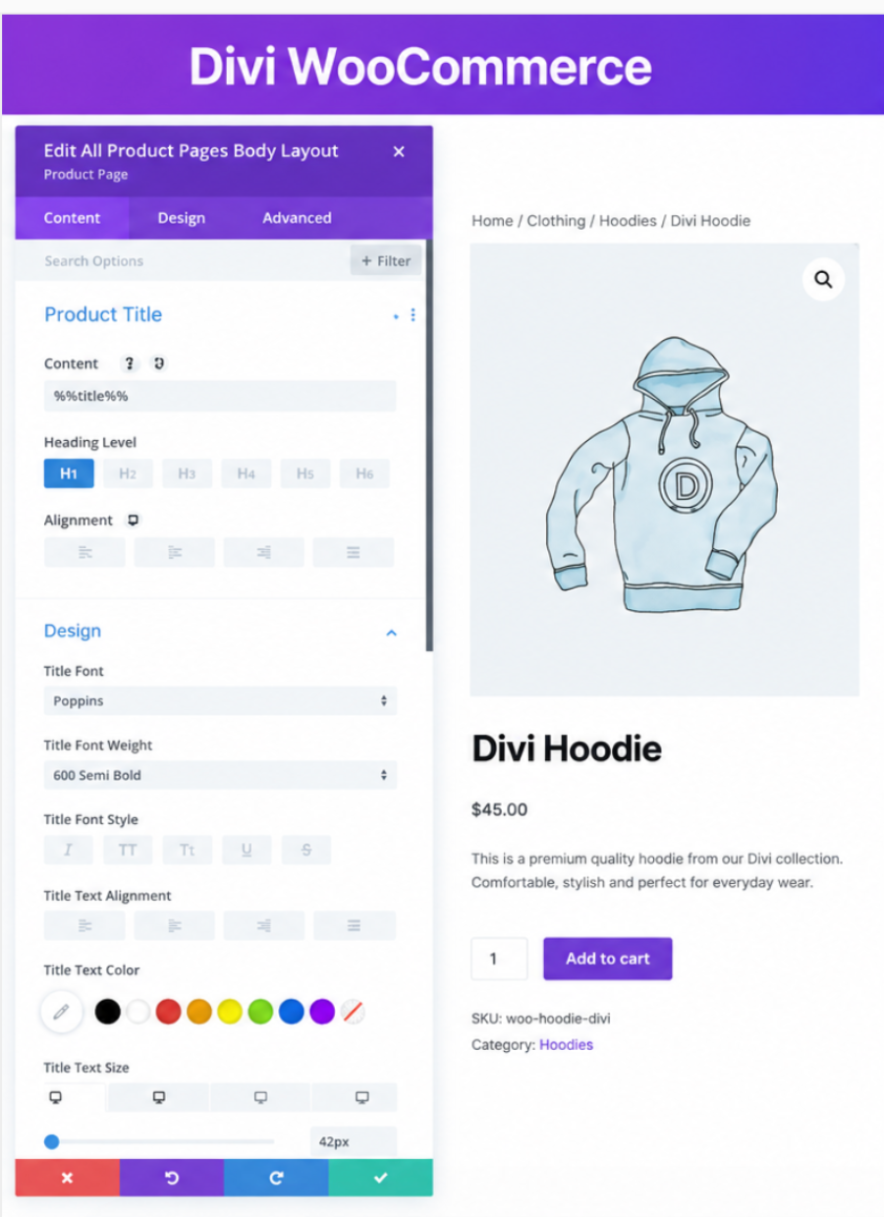 Divi Woocommerce