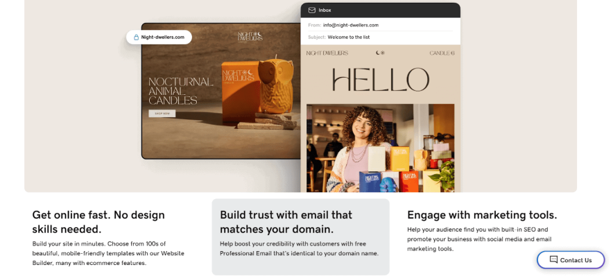 godaddy features