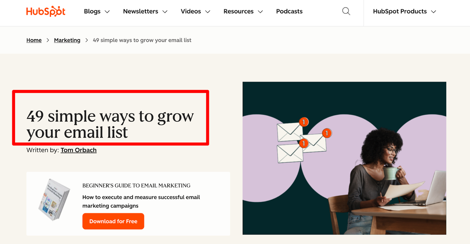 HubSpot h1