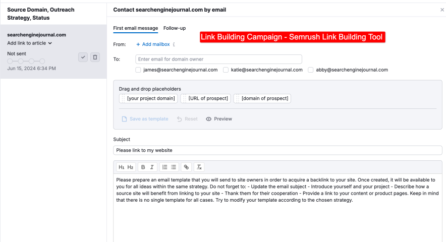 Link Building Campaign