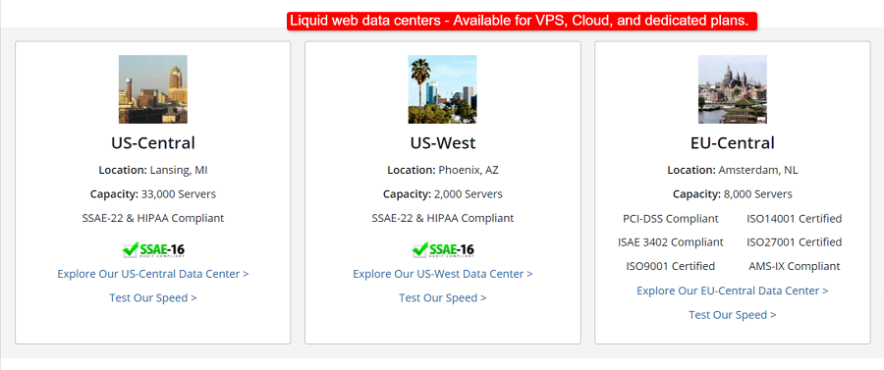 liquid web data centers