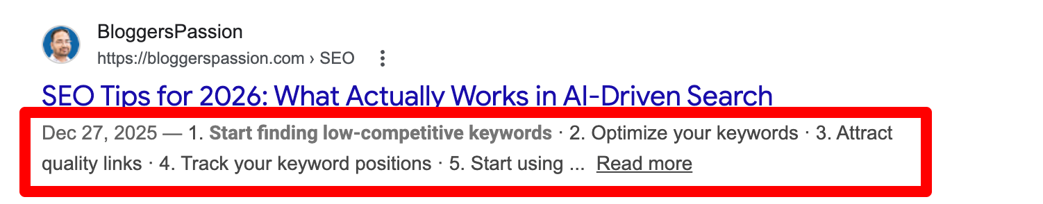 meta description examples
