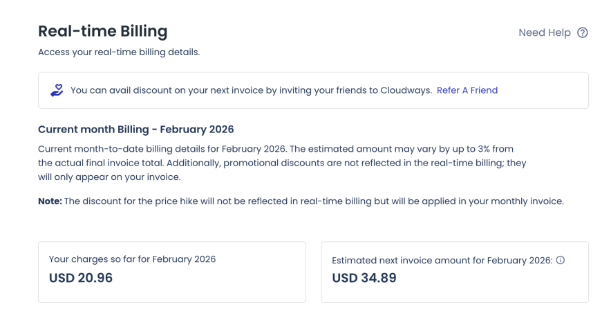 real time billing