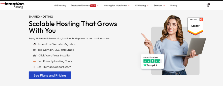 Step 1 find the inmotion hosting deal
