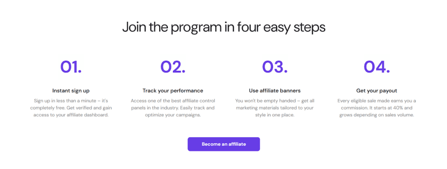 Steps to Join Hostinger Affiliate Marketing