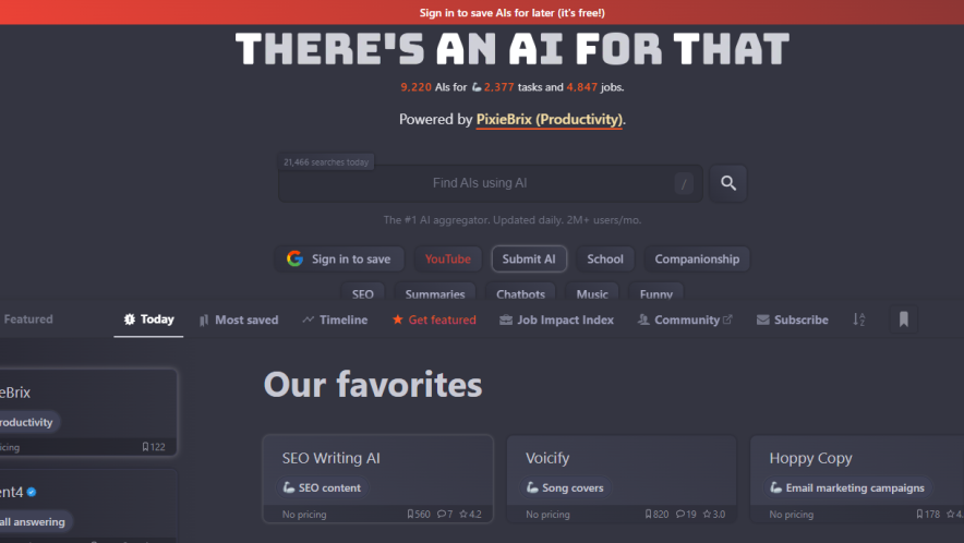 there's an ai for that