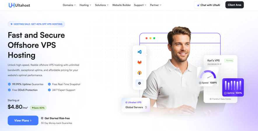 ultahost offshore hosting service