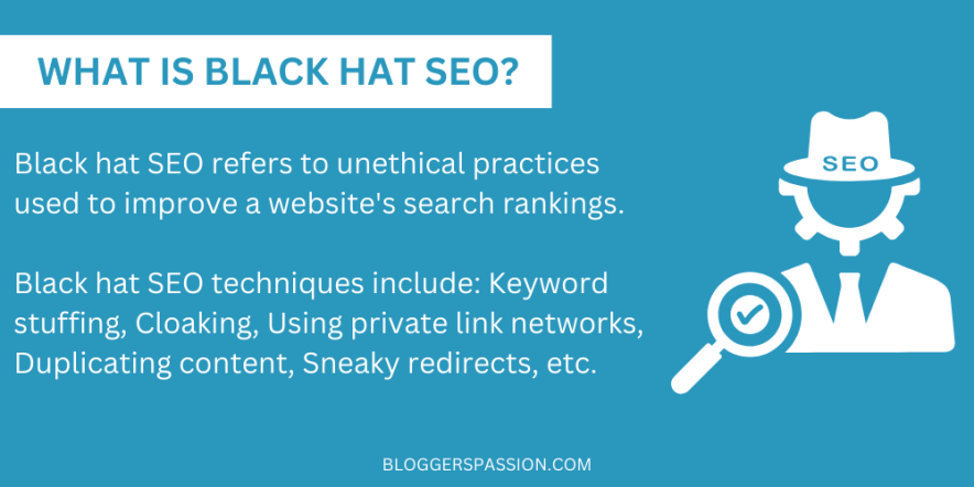 what is black hat seo