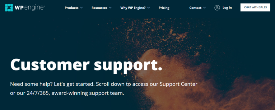 wp engine customer support