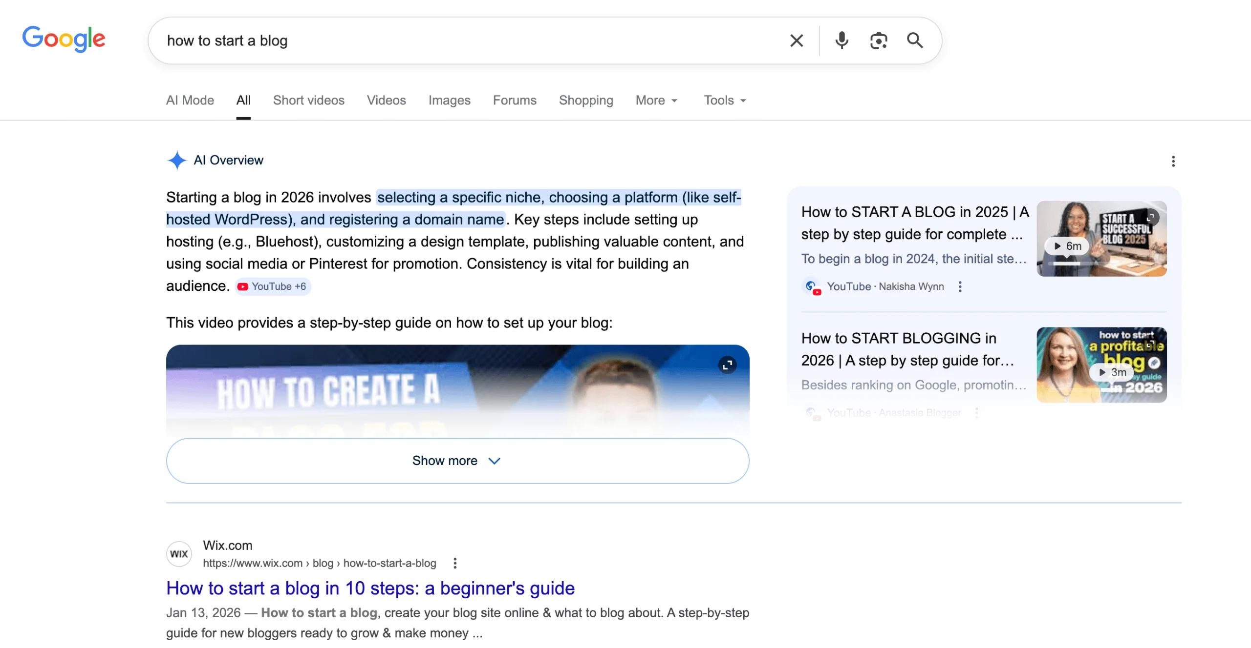 ai answer example
