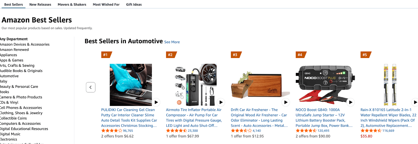 Amazon Best Sellers