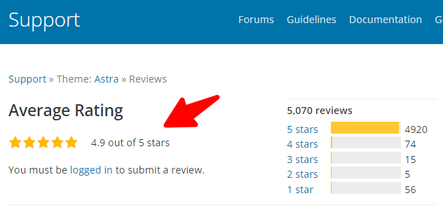 astra theme reviews