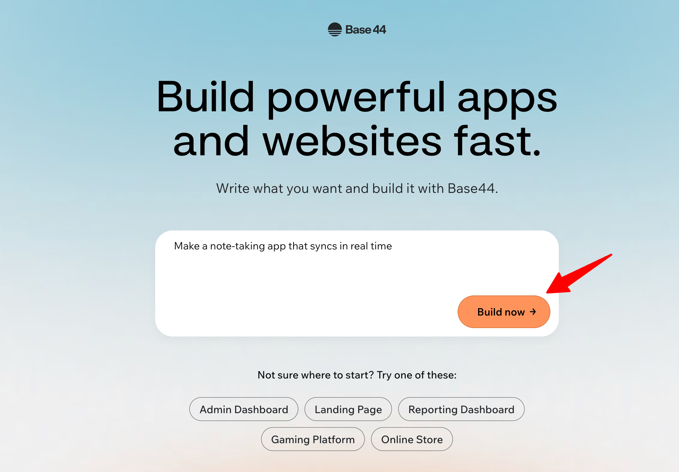 base44 discount page