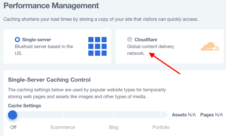 bluehost cloudflare cdn