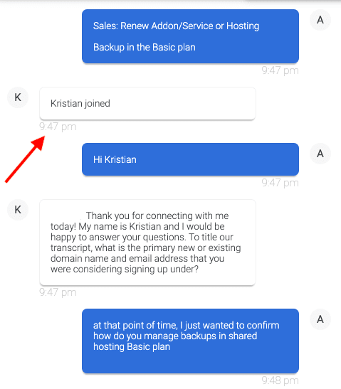 bluehost live chat support