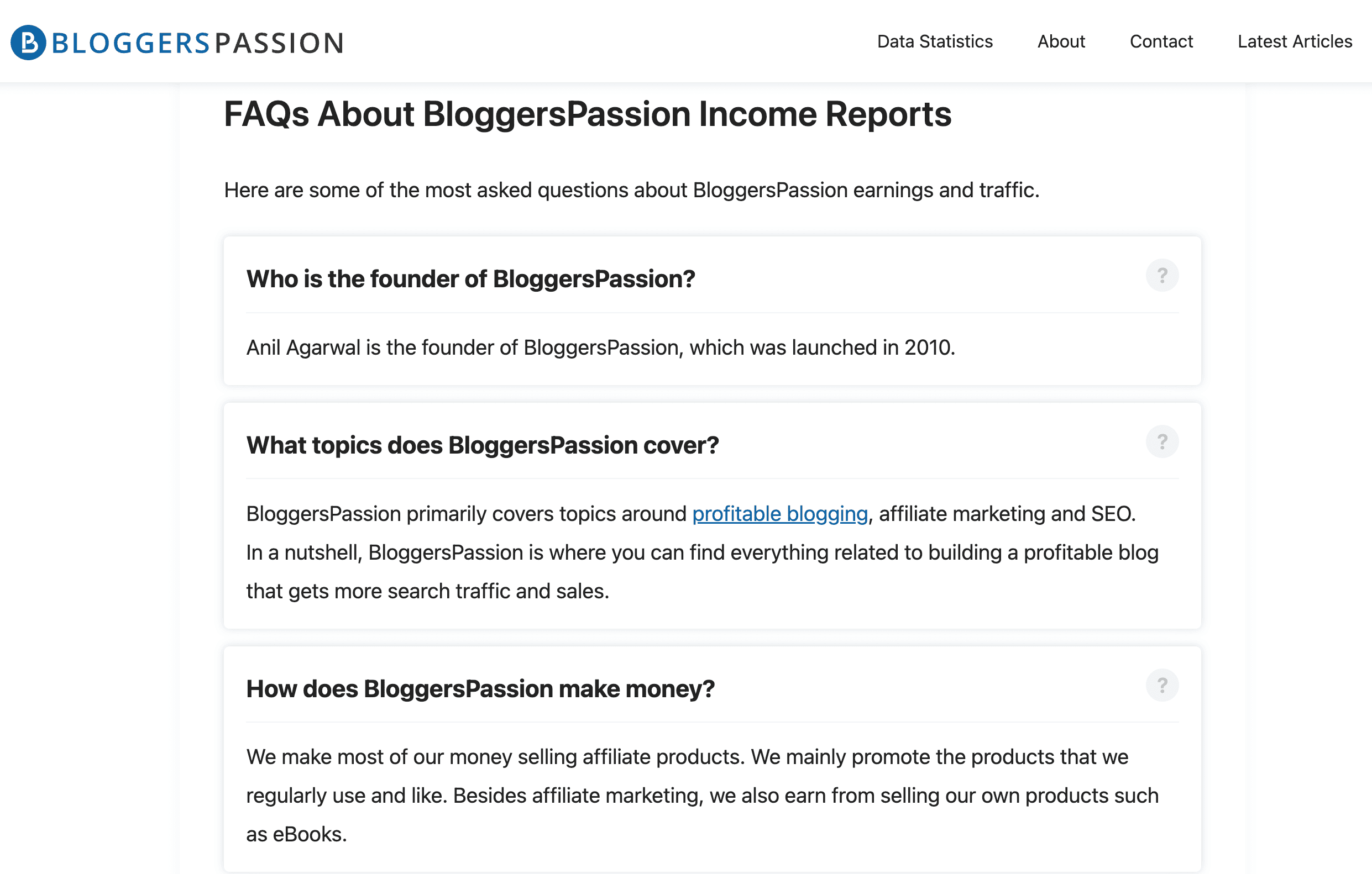 bp faqs