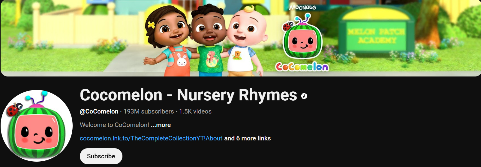 Cocomelon YouTube Channel