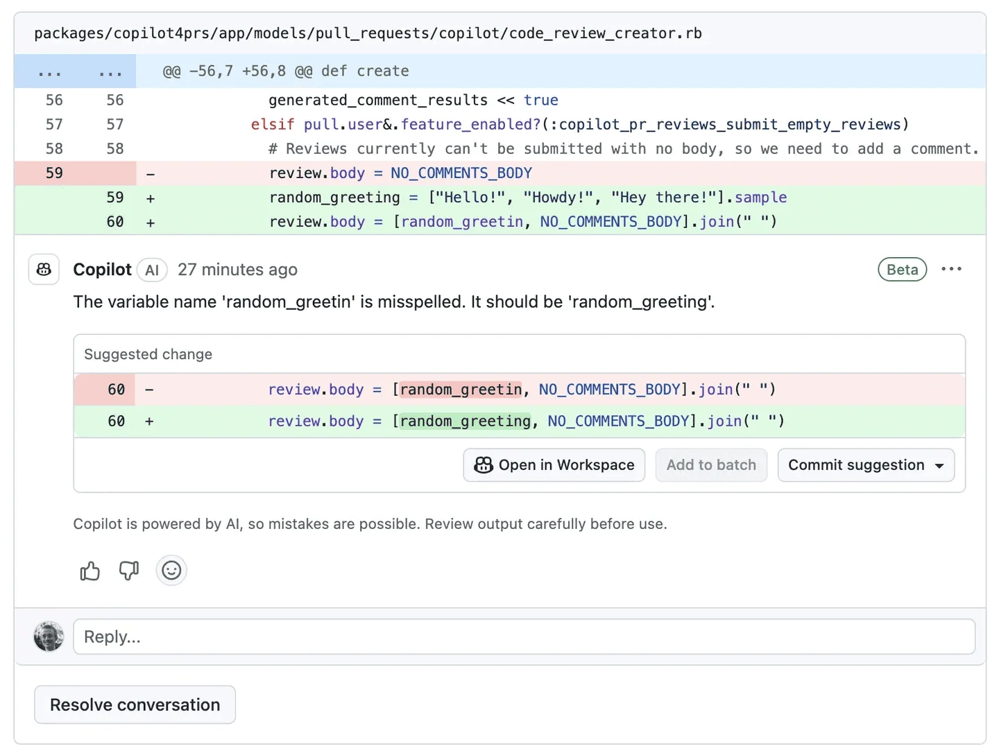 code review