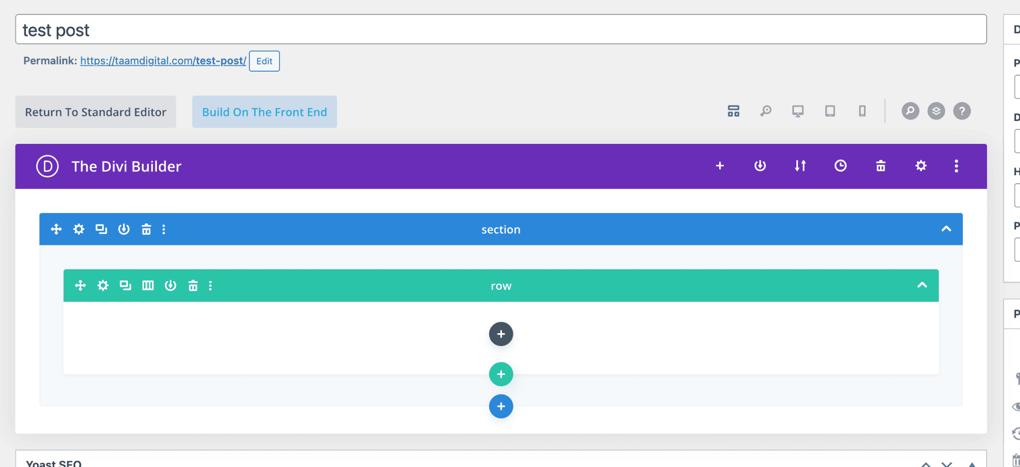 divi builder options