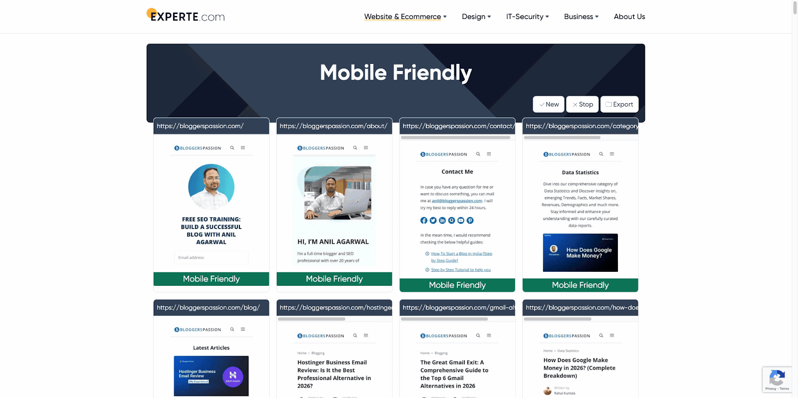 Experte free tool