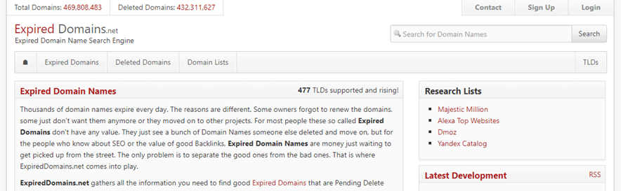 Expired Domains