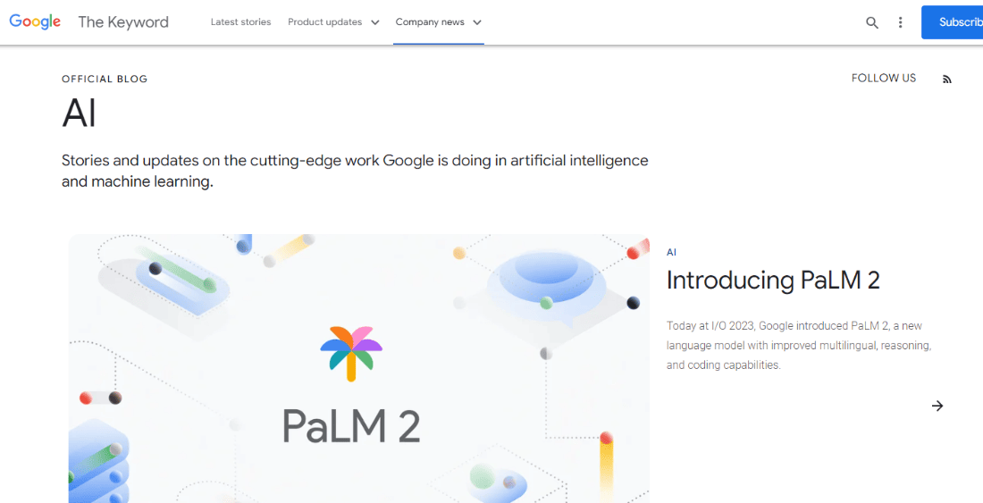 google ai blog