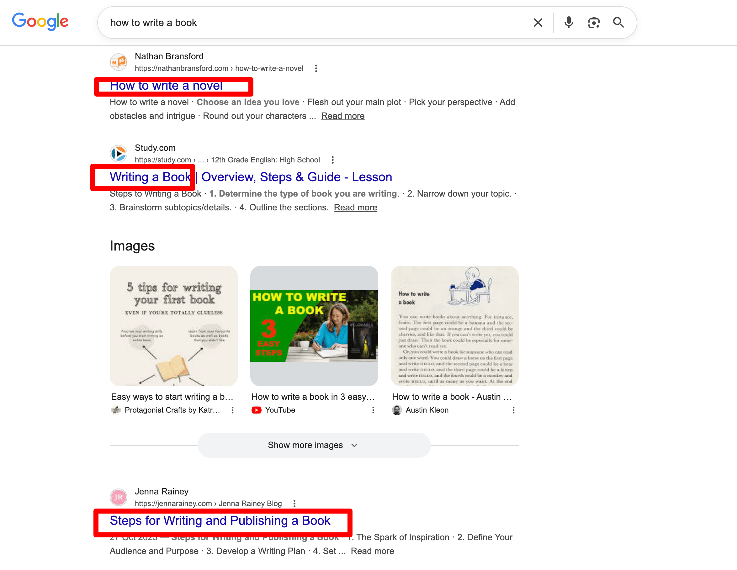 google example