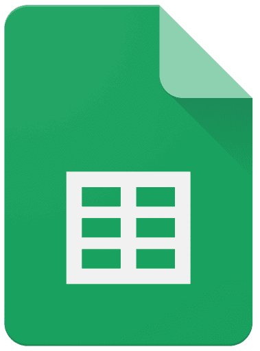 Google Sheet Most Visited Websites