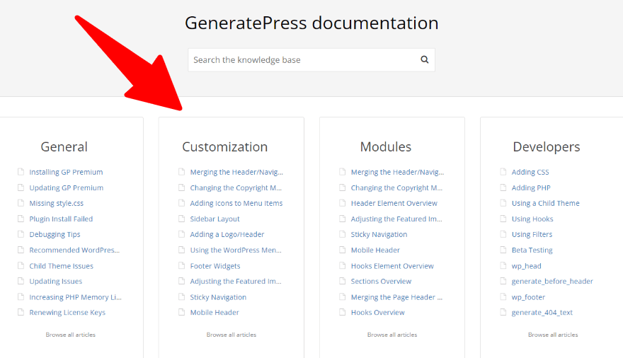 gp documentation