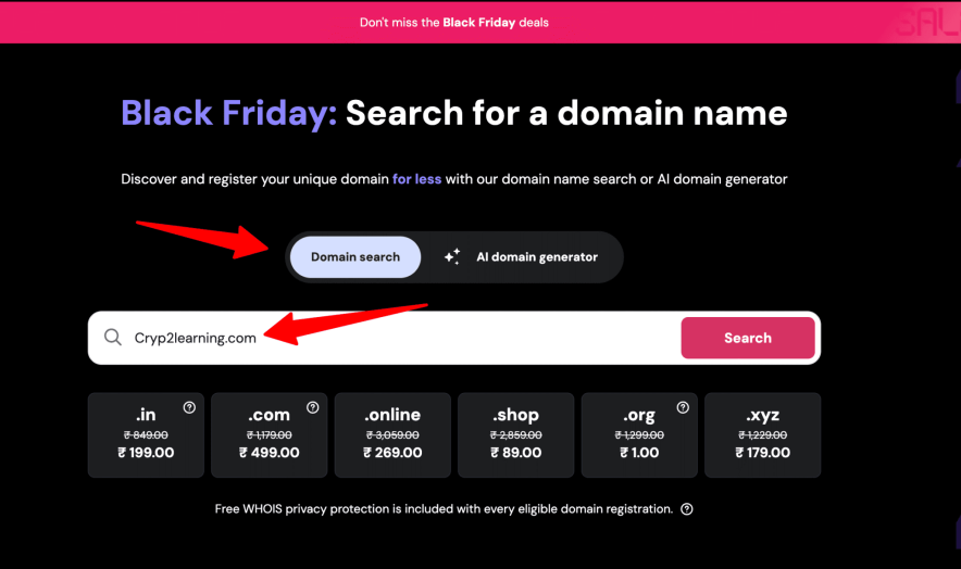 hostinger domains