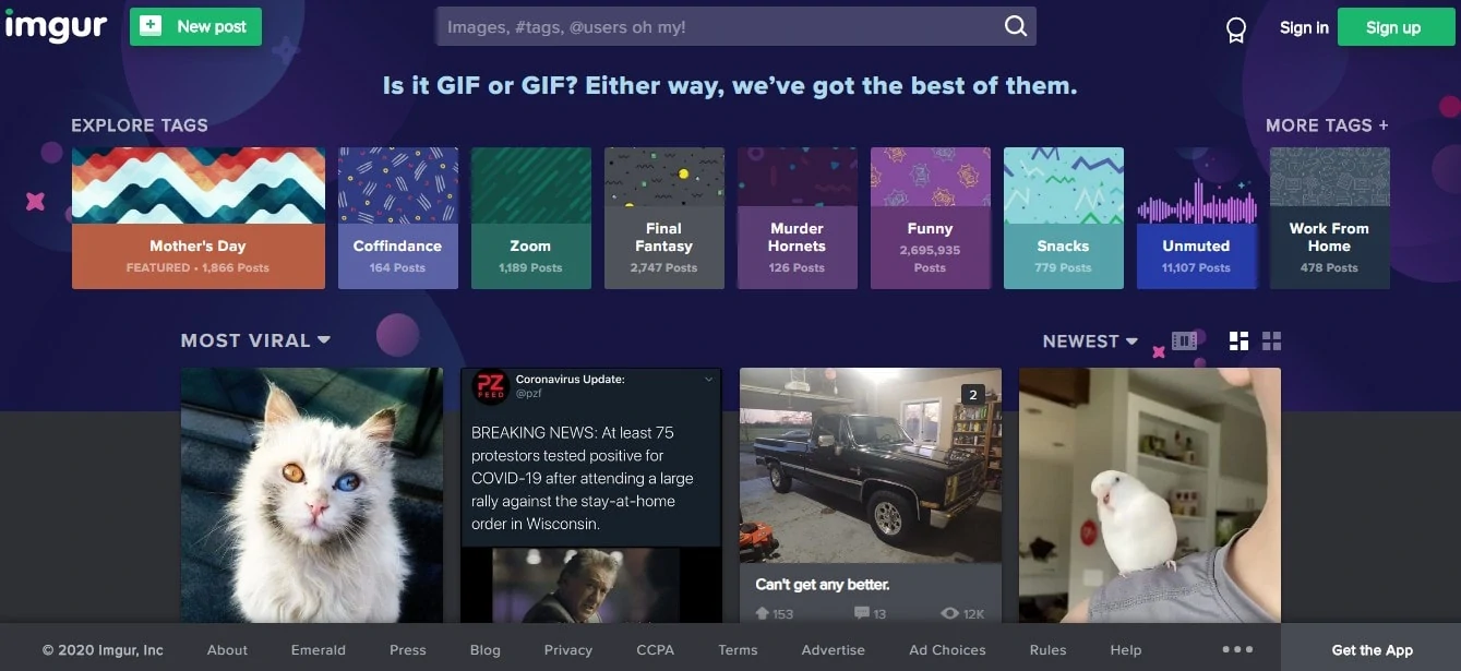 imgur is best Image Sharing Site