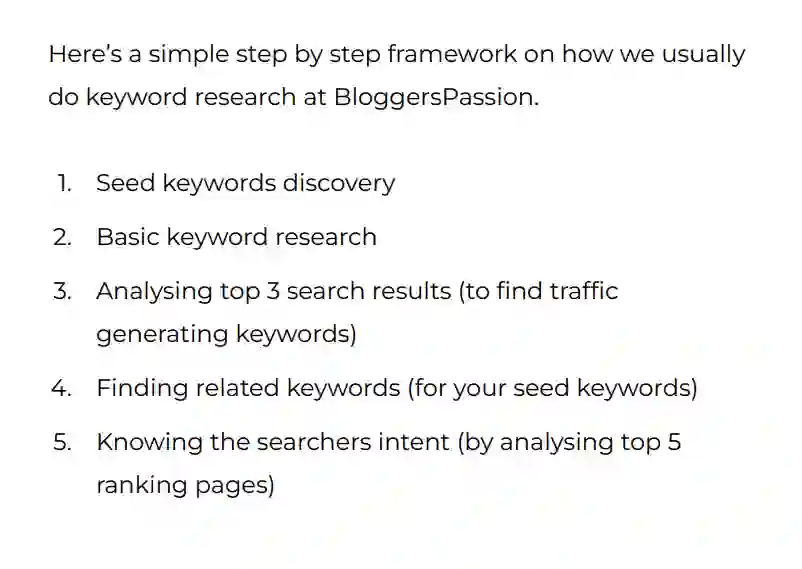 keyword-framework