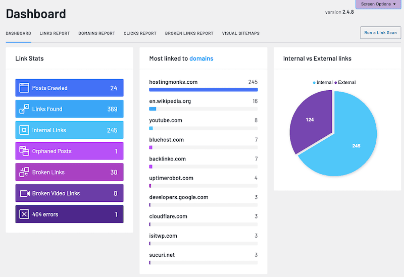 link whisper dashboard