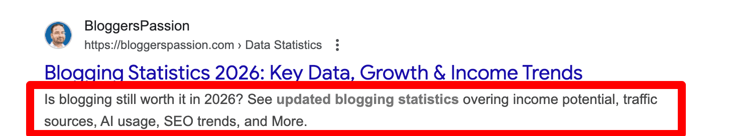meta description