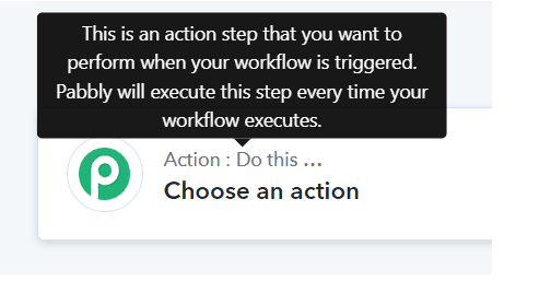 tooltips attached all over in pabbly connect user interface