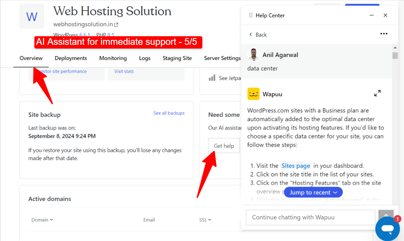 wordpress.com customer support