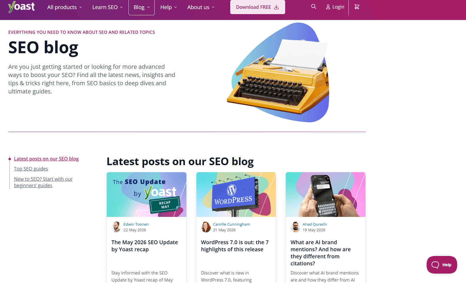 Yoast is best WordPress blog