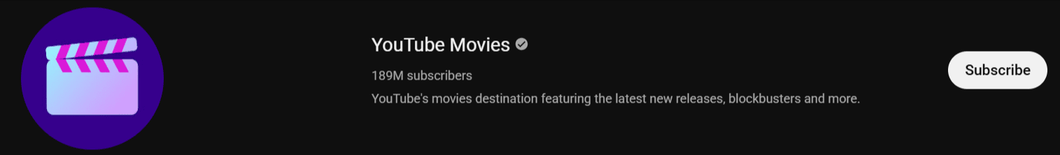 YouTube Movies